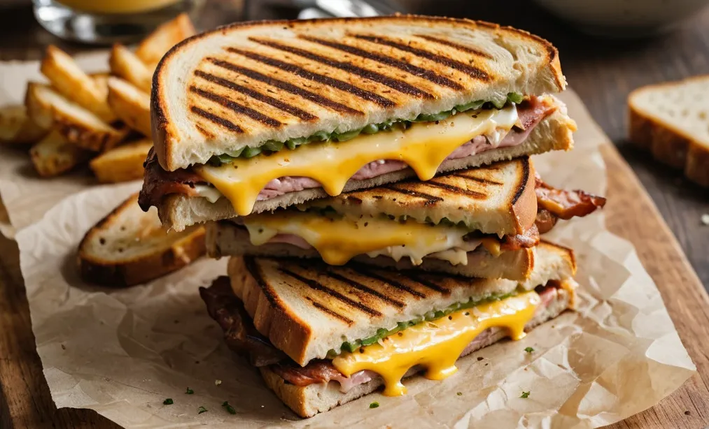 Best Grilled Panini at E-City Flames & Sportsman Pub in Edmonton, AB