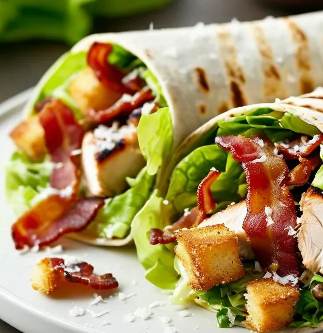 Best chicken caesar wrap at E-City Flames & Sportsman Pub in Edmonton, AB