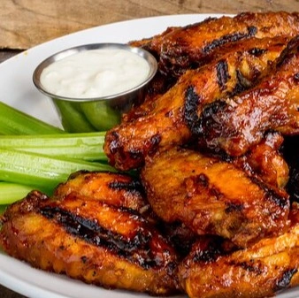 Best chicken wings at E-City Flames & Sportsman Pub in Edmonton, AB