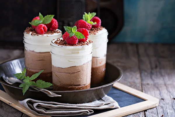Pub desserts at Ecity Flames & Sportsman Pub in Edmonton, AB